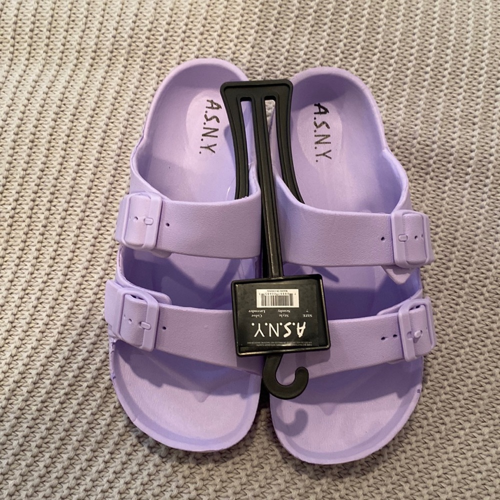 Lavender sandals